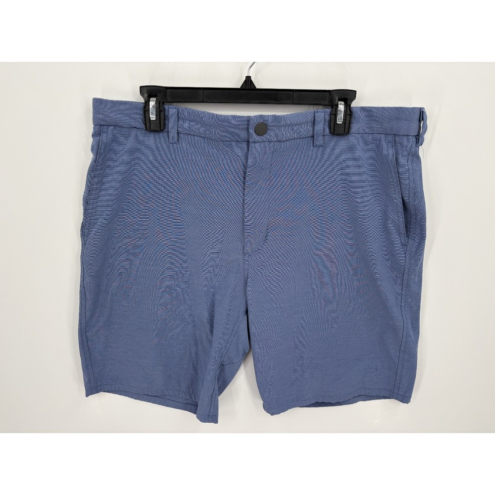 Johnnie O Shorts Men's 36 Blue Prep Formance Calcutta Golf Chino Performance